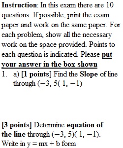 Exam 1